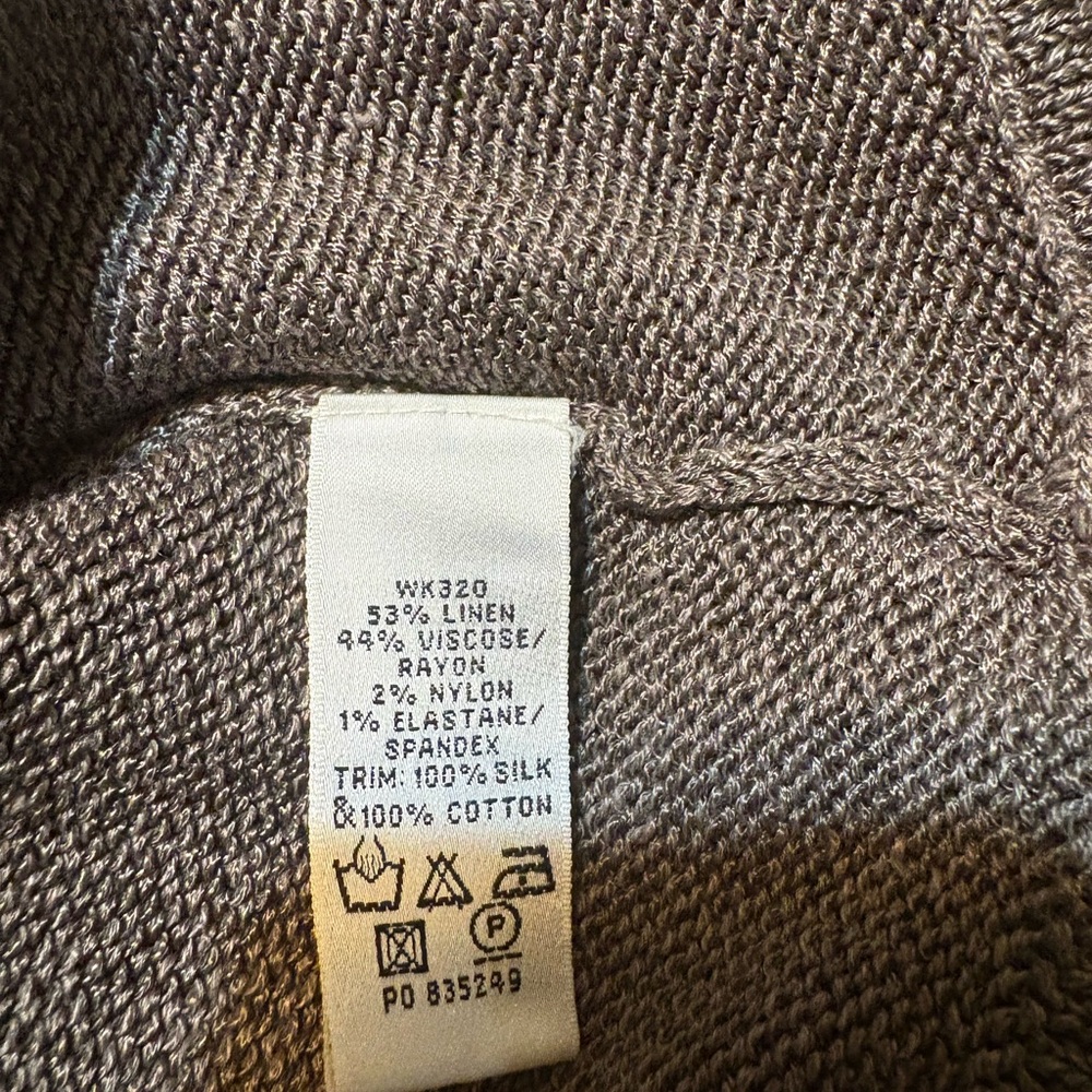 Boden Olive Brown Ruffle Cardigan - Picture 8 of 9